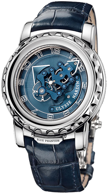 Ulysse Nardin Exceptional Watches Mens Blue Manual Winding 020-81 Watch