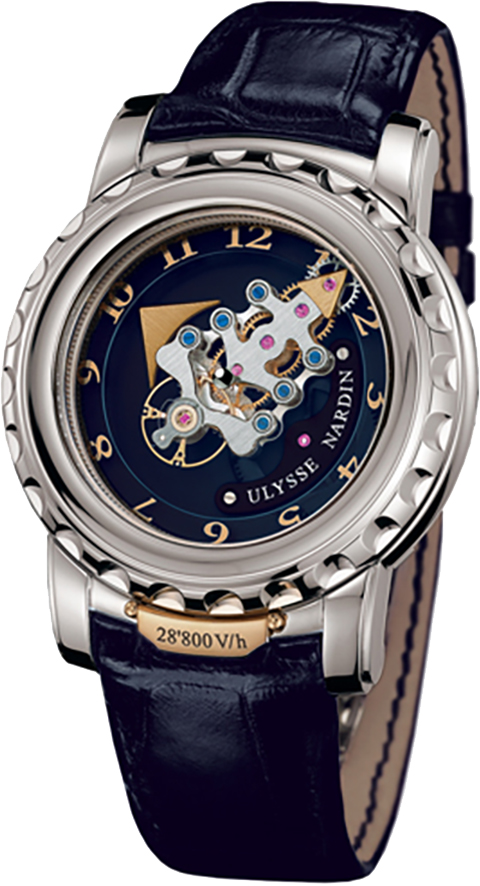 Ulysse Nardin Exceptional Watches Mens Blue Manual Winding 020-88 Watch