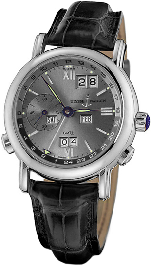 Ulysse Nardin Functional Watches Mens Grey Self winding Automatic 320-22-32 Watch