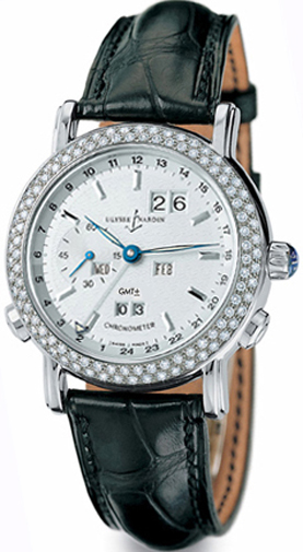 Ulysse Nardin Functional Watches Mens Silver Self winding Automatic 320-28 Watch