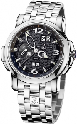 Ulysse Nardin Functional Watches Mens Black Self winding Automatic 320-60-8-62 Watch