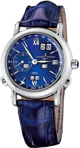 Ulysse Nardin Functional Watches Mens Blue Self winding Automatic 320-82-33 Watch