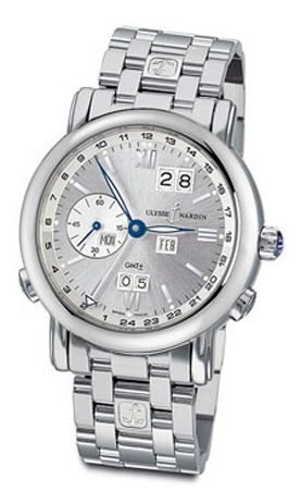 Ulysse Nardin Functional Watches Mens Silver Self winding Automatic 320-82-8-31 Watch
