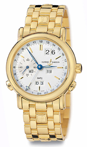Ulysse Nardin Functional Watches Mens Silver Self winding Automatic 321-22-8 Watch