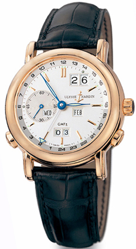 Ulysse Nardin Functional Watches Mens Silver Self winding Automatic 326-22 Watch