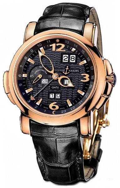 Ulysse Nardin Functional Watches Mens Black Self winding Automatic 326-60-62 Watch
