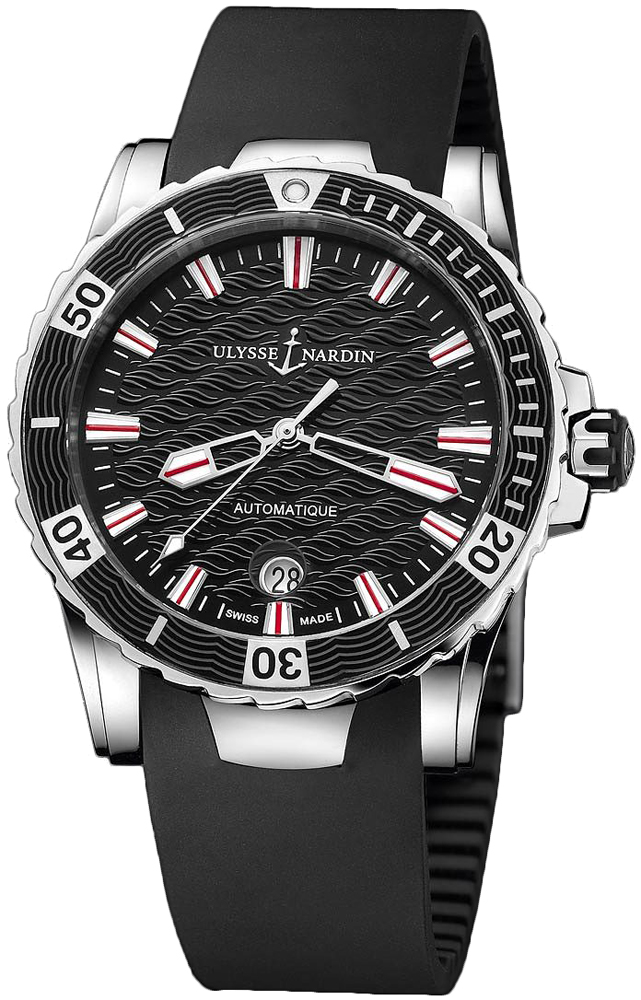 Ulysse Nardin Marine Watches Ladies Black Self winding Automatic 8153-180-3-02 Watch
