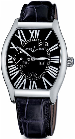 Ulysse Nardin Functional Watches Mens Black Self winding Automatic 330-48-42 Watch