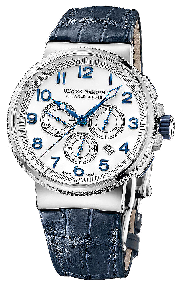 Ulysse Nardin Marine Watches Mens White Self winding Automatic 1503-150-60 Watch