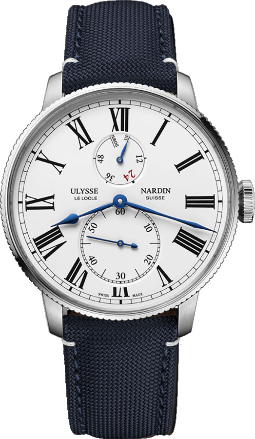 Ulysse Nardin Marine Watches Mens White Self winding Automatic Chronometer 1183-320LE-40 Watch