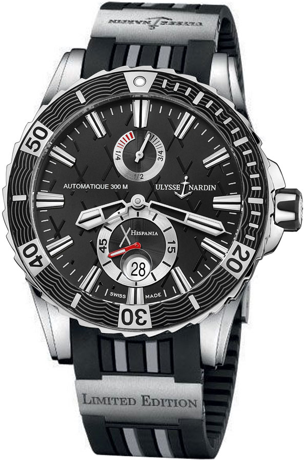 Ulysse Nardin Marine Watches Mens Black Self winding Automatic 263-10LE-3-92-HIS Watch