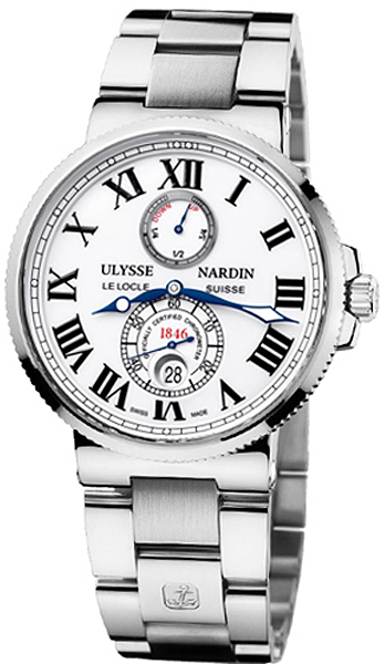 Ulysse Nardin Marine Watches Mens White Self winding Automatic 263-67-7-40 Watch