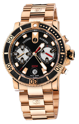 Ulysse Nardin Marine Watches Mens Black Self winding Automatic 8006-102-8M-92 Watch
