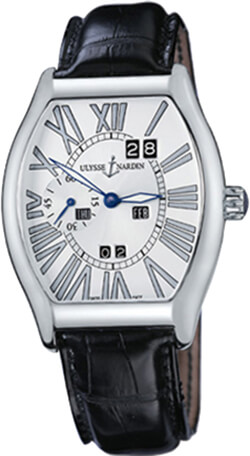 Ulysse Nardin Functional Watches Mens Silver Self winding Automatic 330-48 Watch