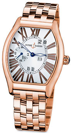Ulysse Nardin Functional Watches Mens Silver Self winding Automatic 336-48-8 Watch