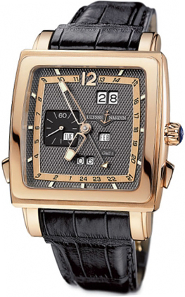 Ulysse Nardin Functional Watches Mens Grey Self winding Automatic 326-90-69 Watch
