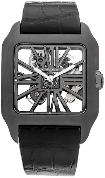 Cartier Santos De Cartier Watches Mens Skeleton Self winding Automatic W2020052 Watch