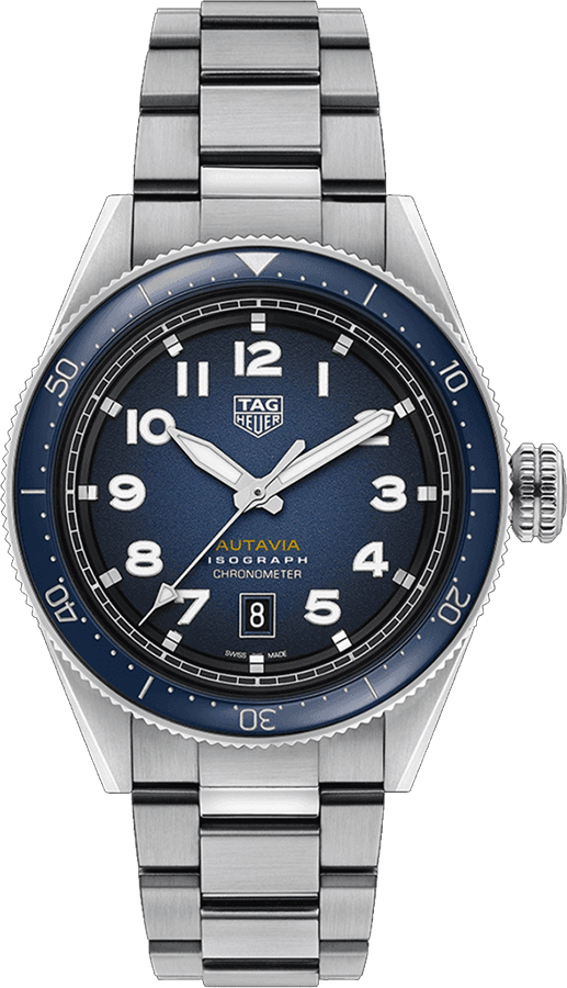 Tag Heuer Autavia Watches Mens Smokey Blue Self winding Automatic WBE5112-EB0173 Watch