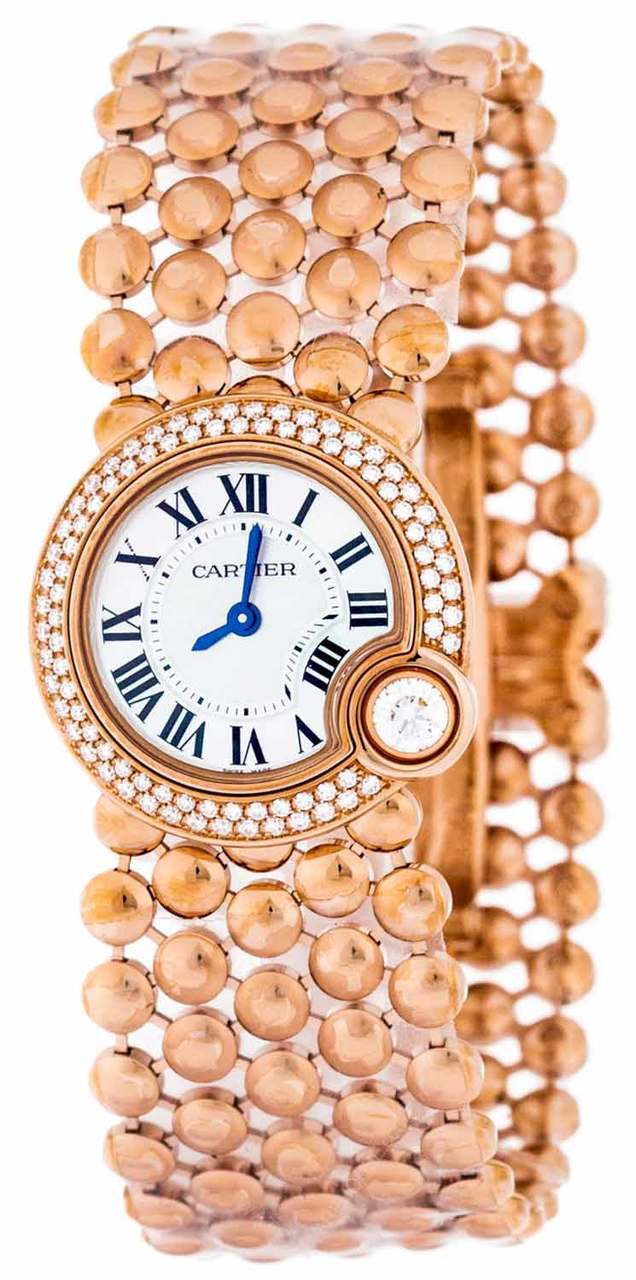 Cartier Ballon Blanc De Cartier Watches Ladies Mother of Pearl Battery Operated Quartz WE902057 Watch