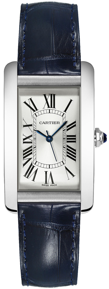 Cartier Tank Americaine Watches Ladies Silver Self winding Automatic WSTA0017 Watch