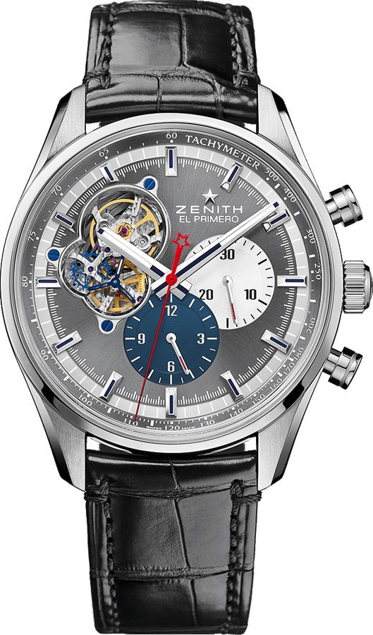 Zenith Chronomaster El Primero Watches Mens Grey Self winding Automatic Chronometer 03-2040-4061-23-C496 Watch