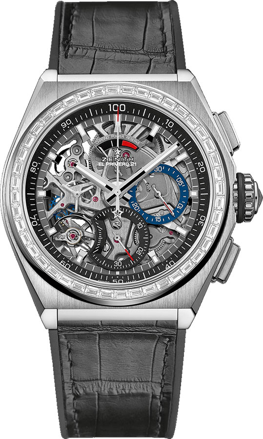 Zenith Defy El Primero 21 Watches Mens Openworked Skeleton Self winding Automatic Chronometer 33-9000-9004-78-R582 Watch