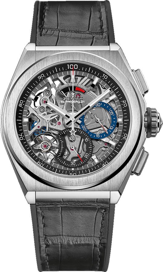 Zenith Defy El Primero 21 Watches Mens Openworked Skeleton Self winding Automatic Chronometer 95-9000-9004-78-R582 Watch