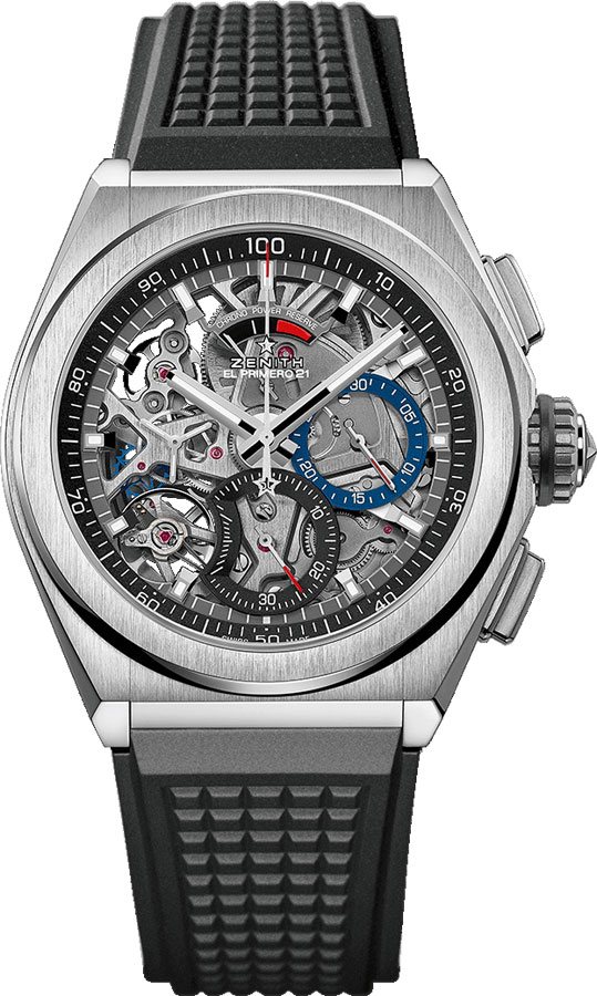Zenith Defy El Primero 21 Watches Mens Openworked Skeleton Self winding Automatic Chronometer 95-9000-9004-78-R782 Watch