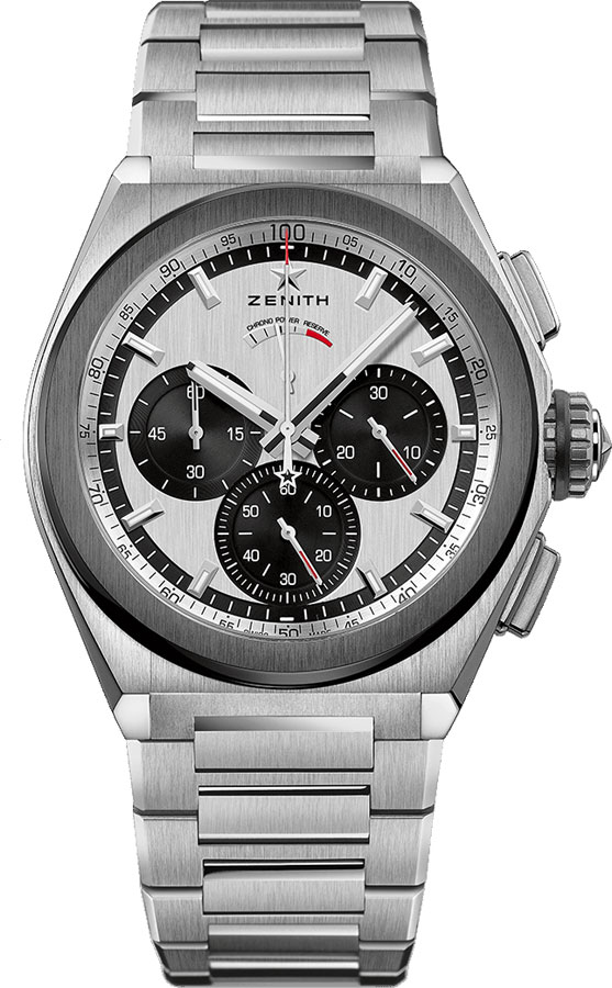 Zenith Defy El Primero 21 Watches Mens Silver Self winding Automatic Chronometer 95-9005-9004-01-M9000 Watch