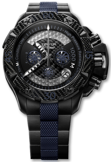 Zenith Defy Xtreme Watches Mens Black Self winding Automatic Chronometer 96-0529-4000-51-M533 Watch
