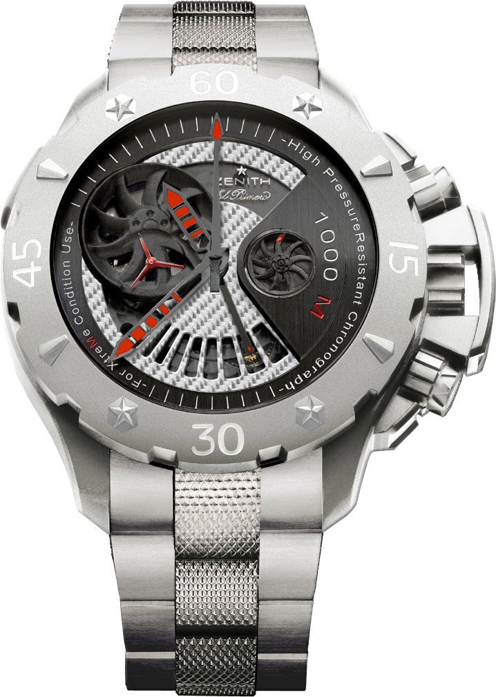 Zenith Defy Xtreme Watches Mens Skeleton Self winding Automatic Chronometer 95-0527-4021-01-M530 Watch