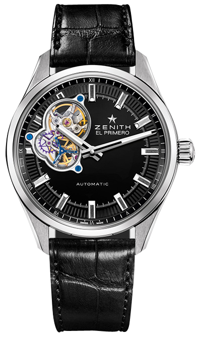 Zenith El Primero Synopsis Watches Mens Black Self winding Automatic 03-2170-4613-21-C714 Watch