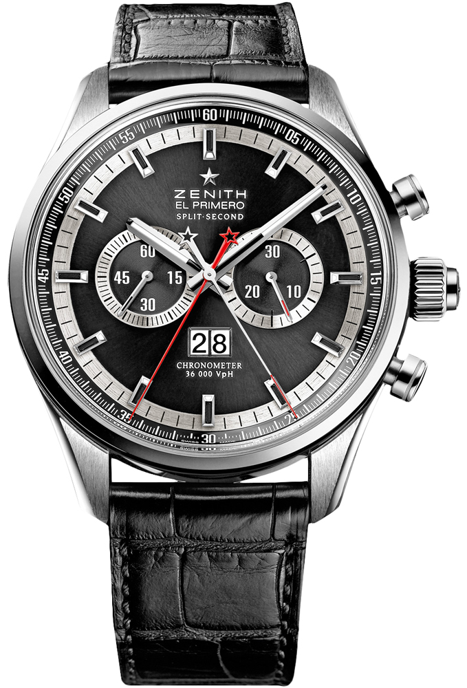 Zenith El Primero Rattrapante Watches Mens Black Self winding Automatic 03-2050-4026-91-C714 Watch