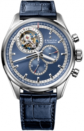 Zenith 2010 El Primero Collection Watches Mens Blue Self winding Automatic Chronometer 03-2051-4035-51-C700 Watch