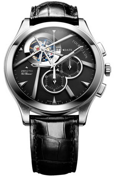 Zenith Class El Primero Watches Mens Black Self winding Automatic Chronometer 65-0520-4035-21-C492 Watch