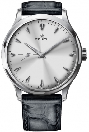 Zenith Heritage Watches Mens Silver Self winding Automatic 03-2010-681-01-C493 Watch