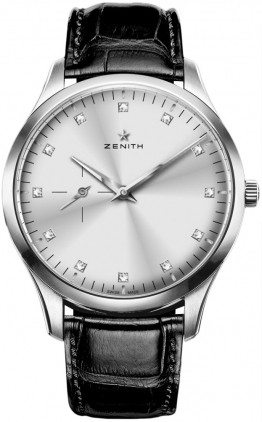 Zenith Heritage Watches Mens Silver Self winding Automatic 03-2010-681-02-C493 Watch