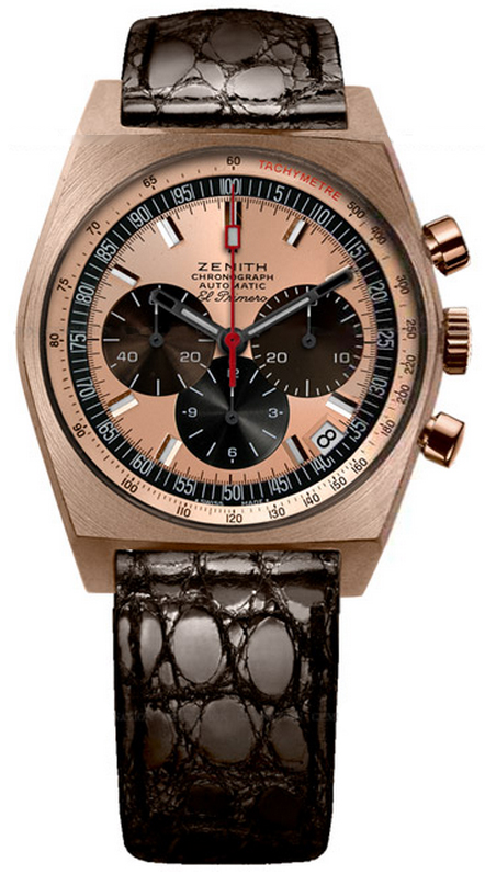 Zenith Vintage 1969 40mm Watches Mens Rose Gold Self winding Automatic 18-1969-469-71-C504 Watch